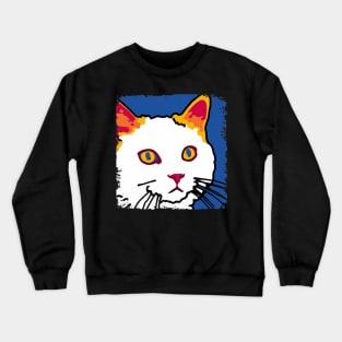 Turkish Van Pop Art - Cat Lover Gift Crewneck Sweatshirt